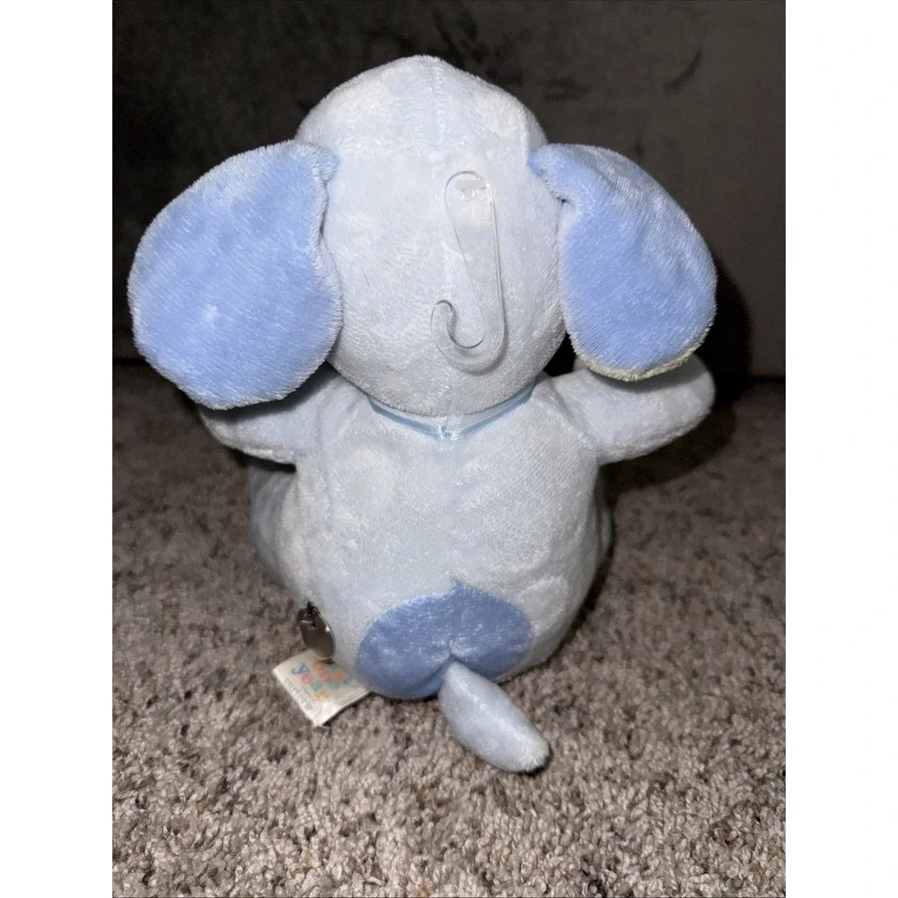 Just One Year by Carter's Blue‎ Green Dot Puppy Wind Music Plush Stuffed Musical